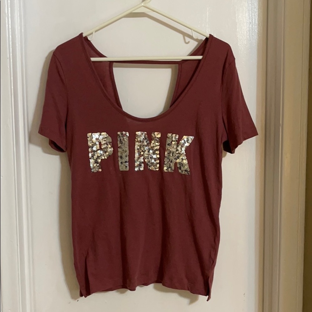 Pink bling top